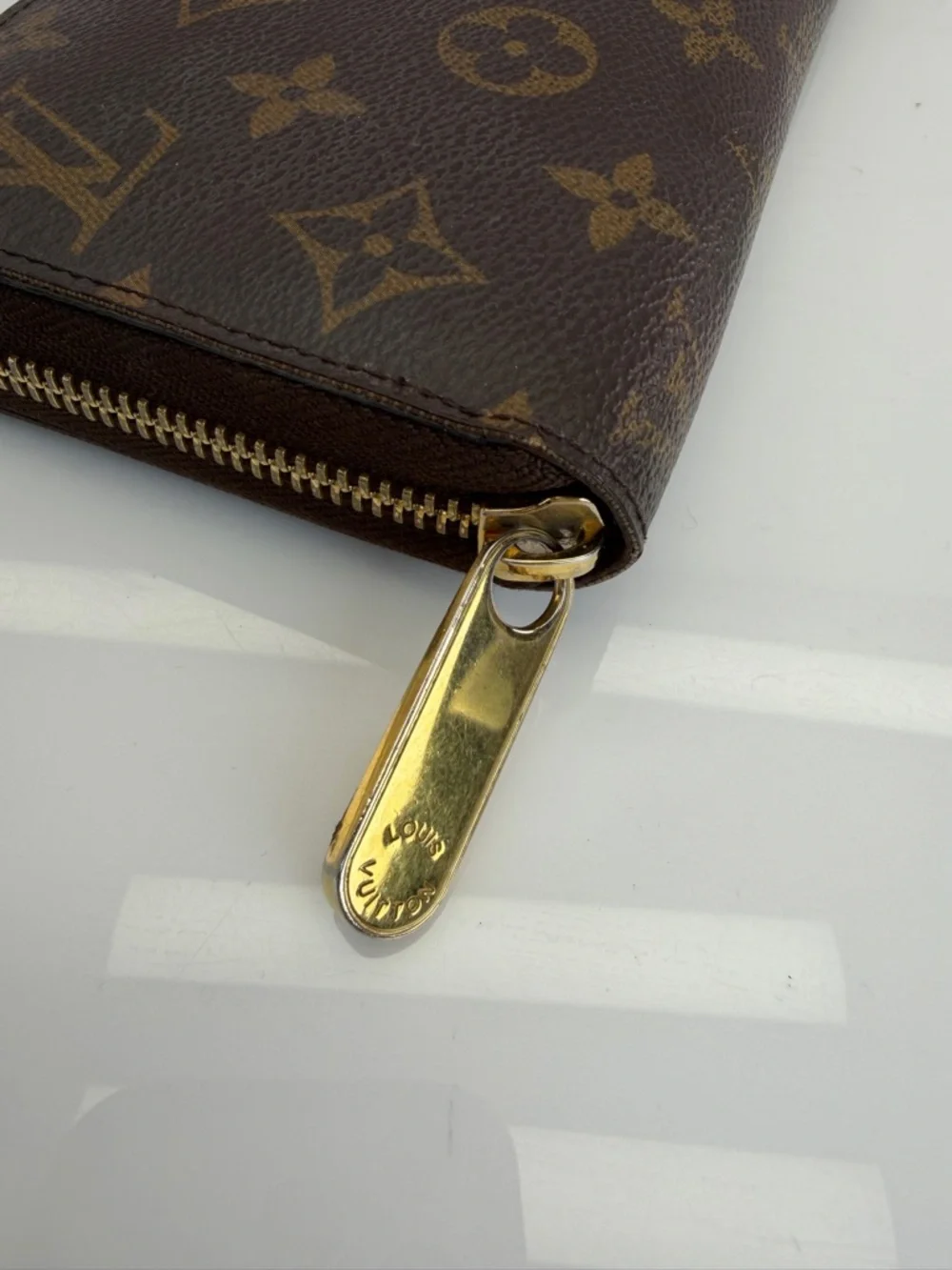 Louis Vuitton Monogram Canvas Full Zip Wallet